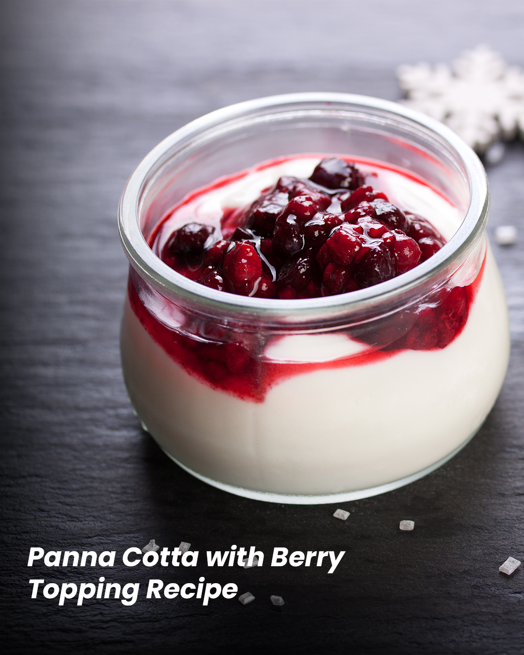 Panna Cotta with Berry Topping Recipe